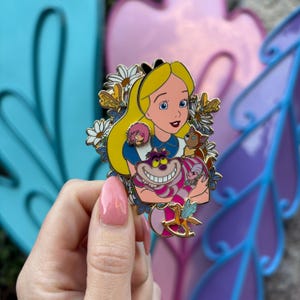 Alice in Wonderland Pin: Limited Edition Glow-in-the-Dark Pin