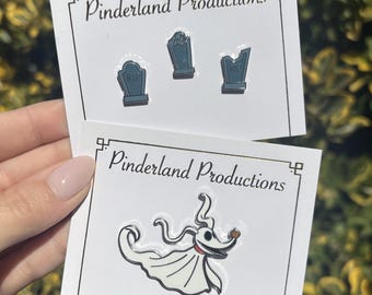 Nightmare Mini Pins: Ghost Dog Zero & Headstone Set