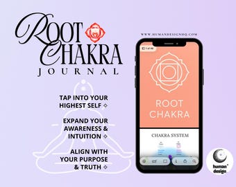 Wortelchakra dagboek pdf | Werkboek aardingsstabiliteit | Zelfvertrouwen en genezingsdagboek | Begeleide reflectie downloaden