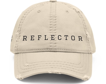 REFLECTOR embroidered distressed hat | vintage baseball cap
