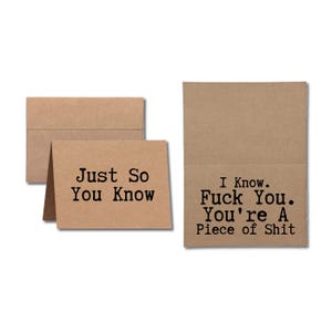 I Know Fck You Piece Of Sht || Inappropriate Divorce Card || Break-Up Celebration Card || Break-Up/Divorce Card || Newly Single Card