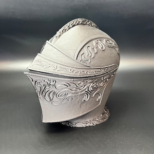 Drakeblood Knight Headphone Stand, Dark Souls Decor, 3D Printed Bust image 5