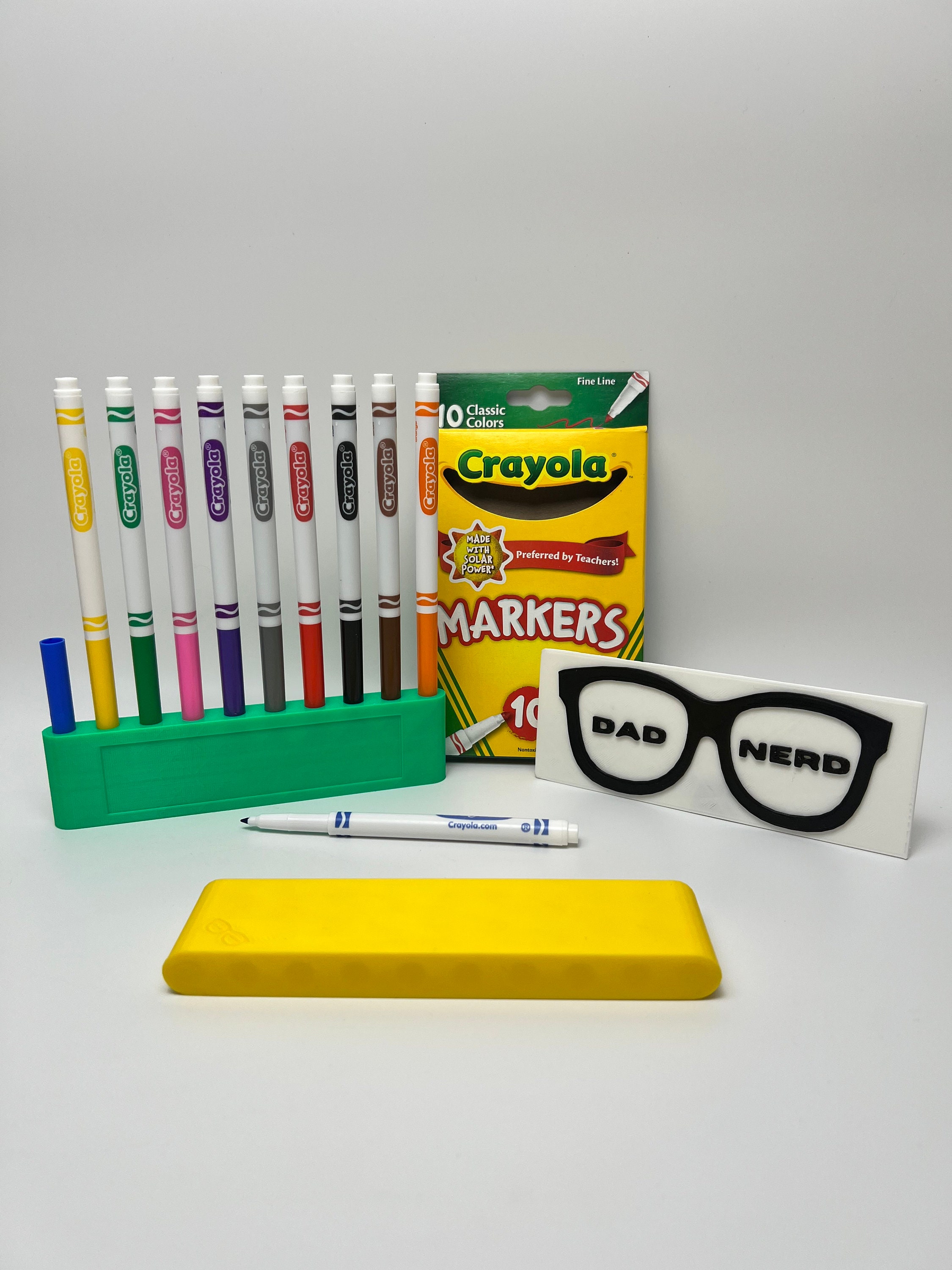 Personalized or Plain Marker Cap Holder for Small Fine Line Etsy