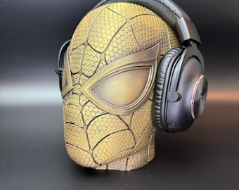 3D Printed Spiderman Painted or Plastic Headphone Stand, Gaming Decor