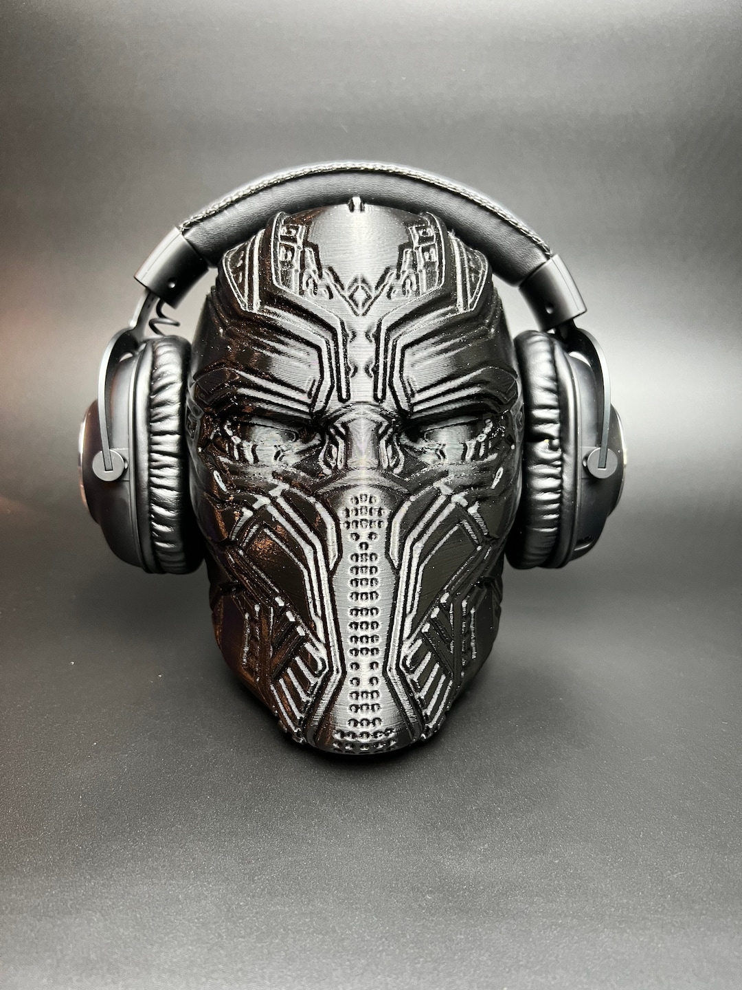 Black Panther Headphone Stand , Headphone Holder , Room Decor , Gaming