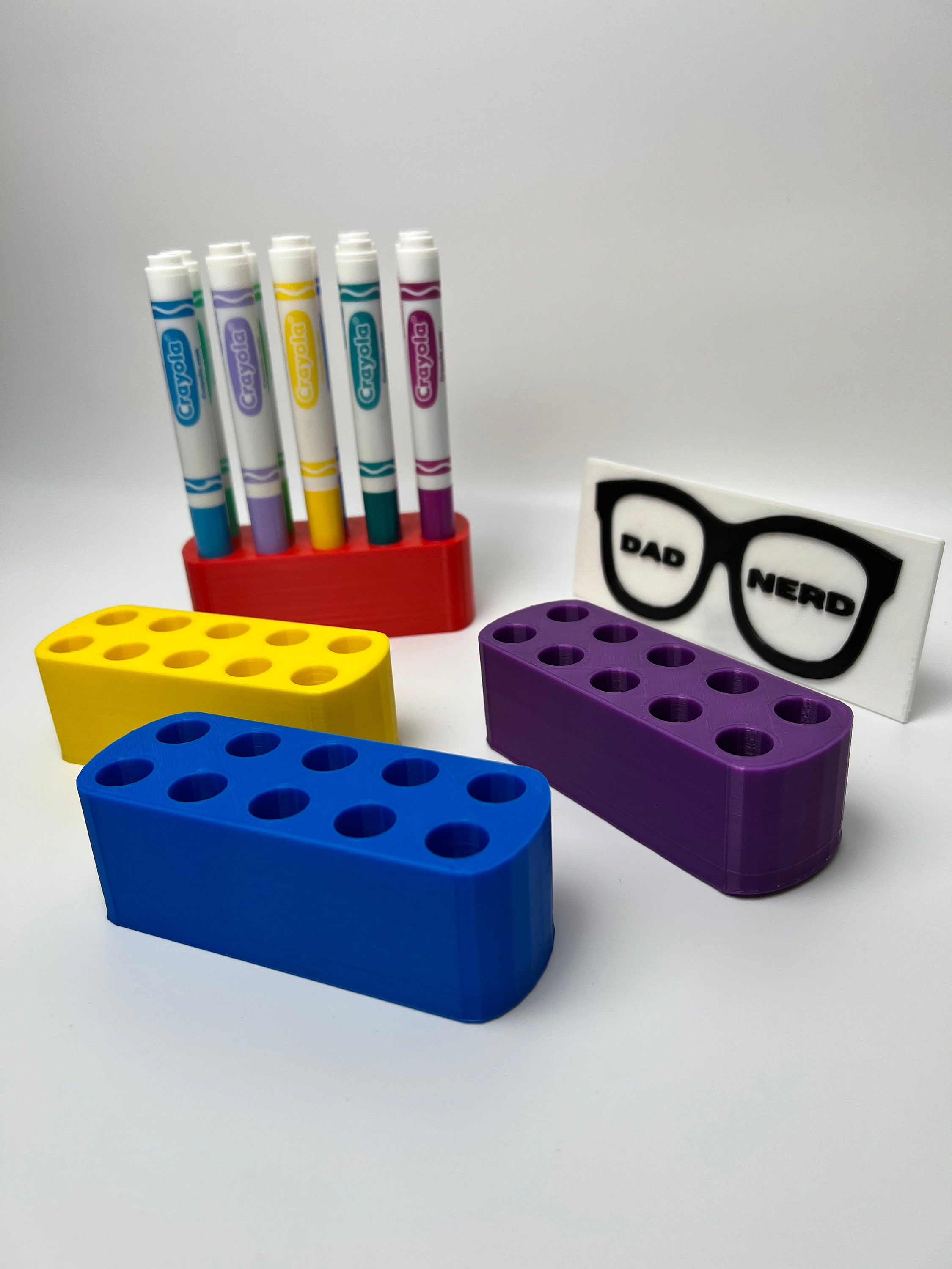 Washable Marker Stand Organizer Fits Crayola Storage Tray Black Foam Fits  36