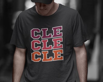 CLE Clothing Co Medium Shirt - Cleveland The Land Tee in Cavs Colors