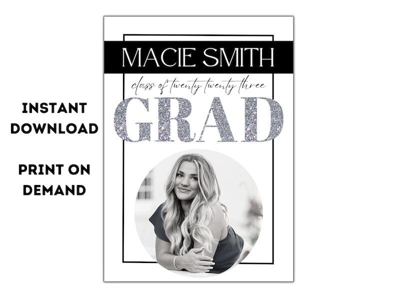Graduation Card Template Graduation Announcement Card Template