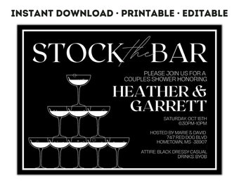 Couples Wedding Shower Cocktail Theme - Etsy