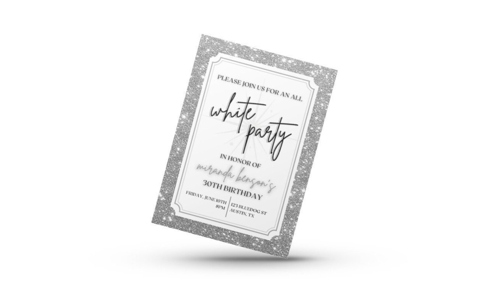 White Party Invitation Template All White Party Invitation White Out White Party Invitation Template All White Party Invitation White Out