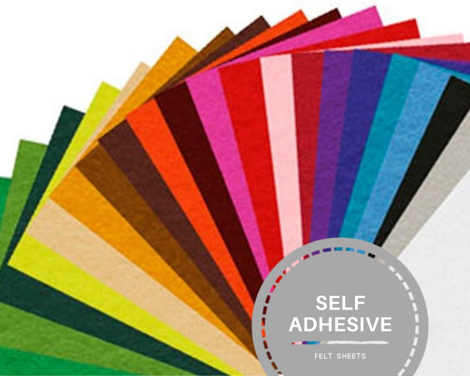 Assort Self-Adhesive Felt Sheet for Craft Project - China Self-Adhesive  Felt and Adhesive Felt Pads price