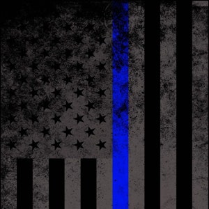 Thin Blue Line Wallpaper