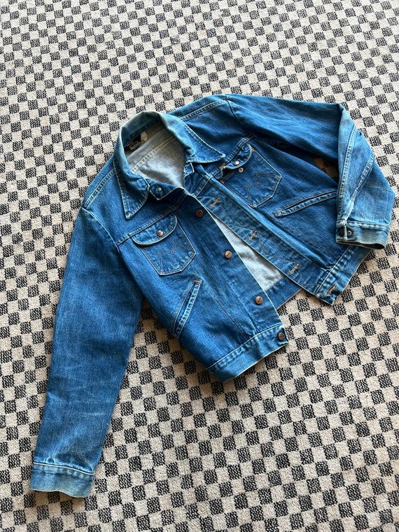 Vintage 70’s Maverick men’s denim jacket - image 1