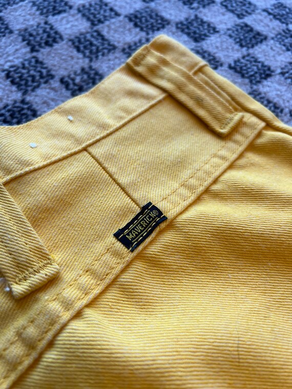 Vintage Maverick 70’s butter yellow bell bottoms flar… Gem