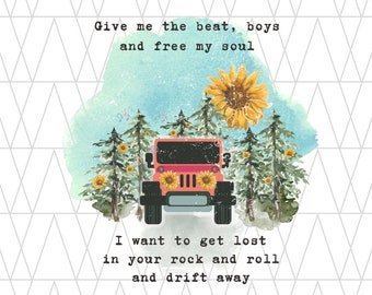 Sublimate Designs Download für Shirt, Sommer Png, Sonnenblume Png, Sommer Sublimation Designs, Retro Sublimationen, Jeep PNG, Band Shirts