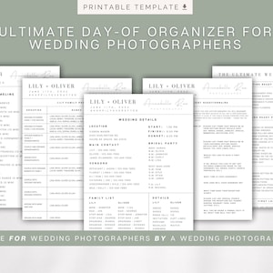 The Ultimate Wedding Photographer Timeline