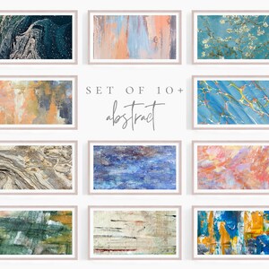 Samsung Frame TV Art, Abstract Painting Bundle, Home Decor Modern Frame TV Art, Instant Download Home Decor Wall Art, Creative Art