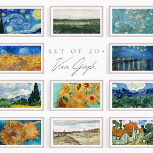 Samsung Frame TV Art, Van Gogh Painting Bundle, Home Decor Abstract Frame TV Art, Instant Download Home Decor Wall Art, Van Gogh Art