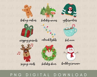 Christmas Retro Sublimation PNG | Merry Christmas Download | Christmas Lights PNG for Sublimation | Sublimation Designs Download