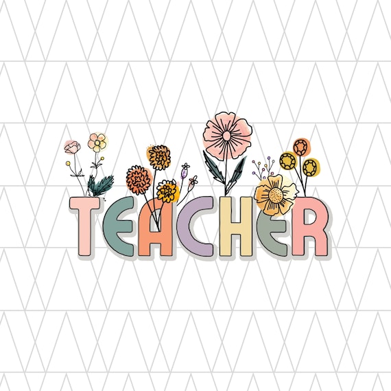 Retro Sublimations, Teacher PNG Designs Downloads, Mothers Day Vintage PNG, Teacher Shirt Sublimation, Spring PNG, Teaching png
