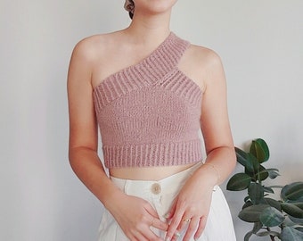 Another One Shoulder Top - Knitting Pattern