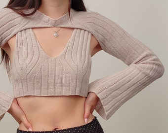 Another Ribbed Shrug - Knitting Pattern
