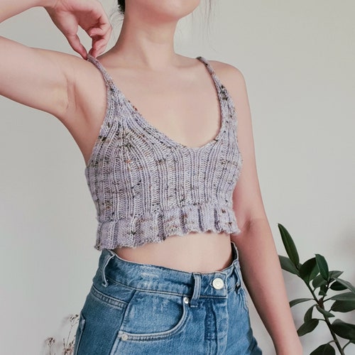 Another Frilly Cami Knitting Pattern - Etsy