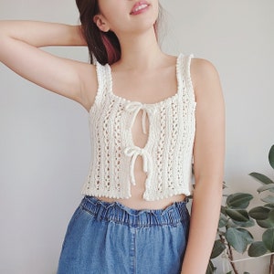 Another Lace Tie Up - Knitting Pattern