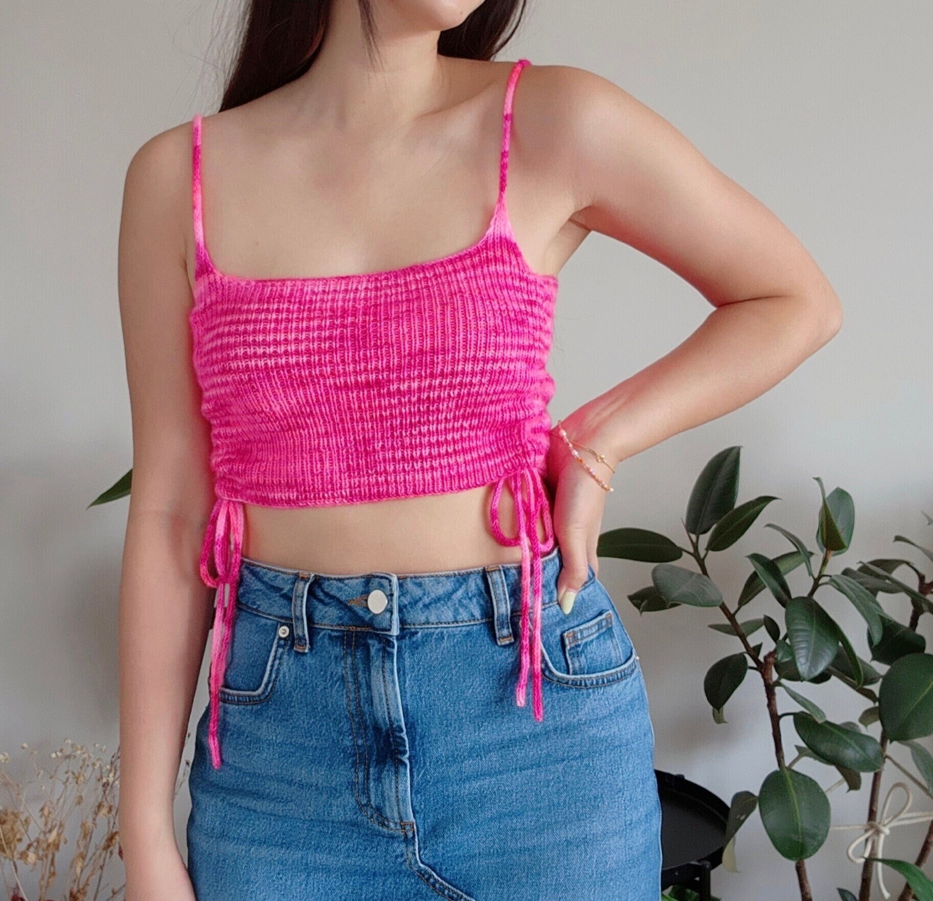 Another Drawstring Cami - Knitting Pattern