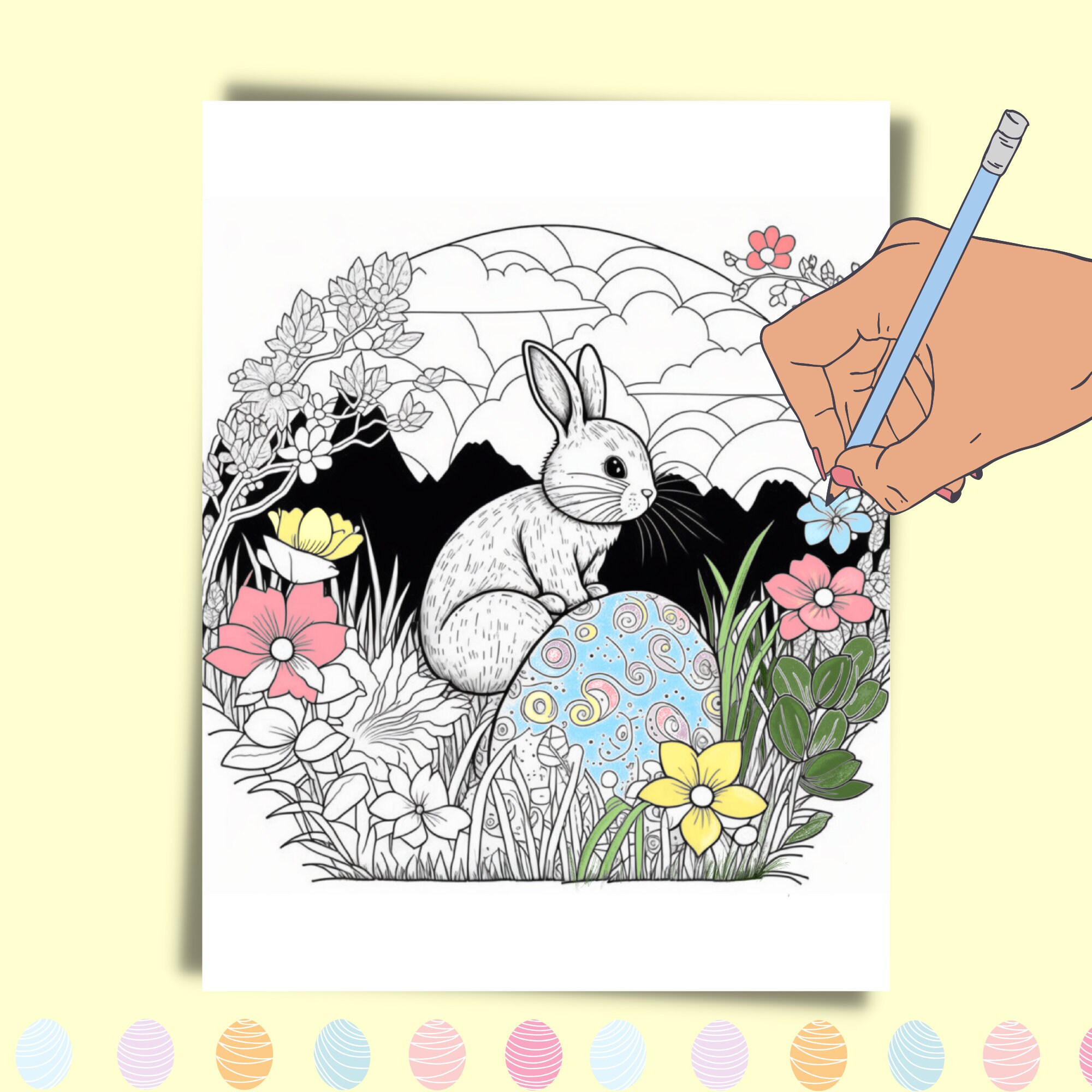 Printable Easter Coloring Pages | Easter Activity for Kids | Easter ...