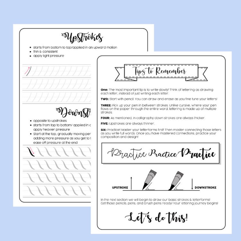Calligraphy Practice Sheets | Printable Handwriting Practice Sheets for ...