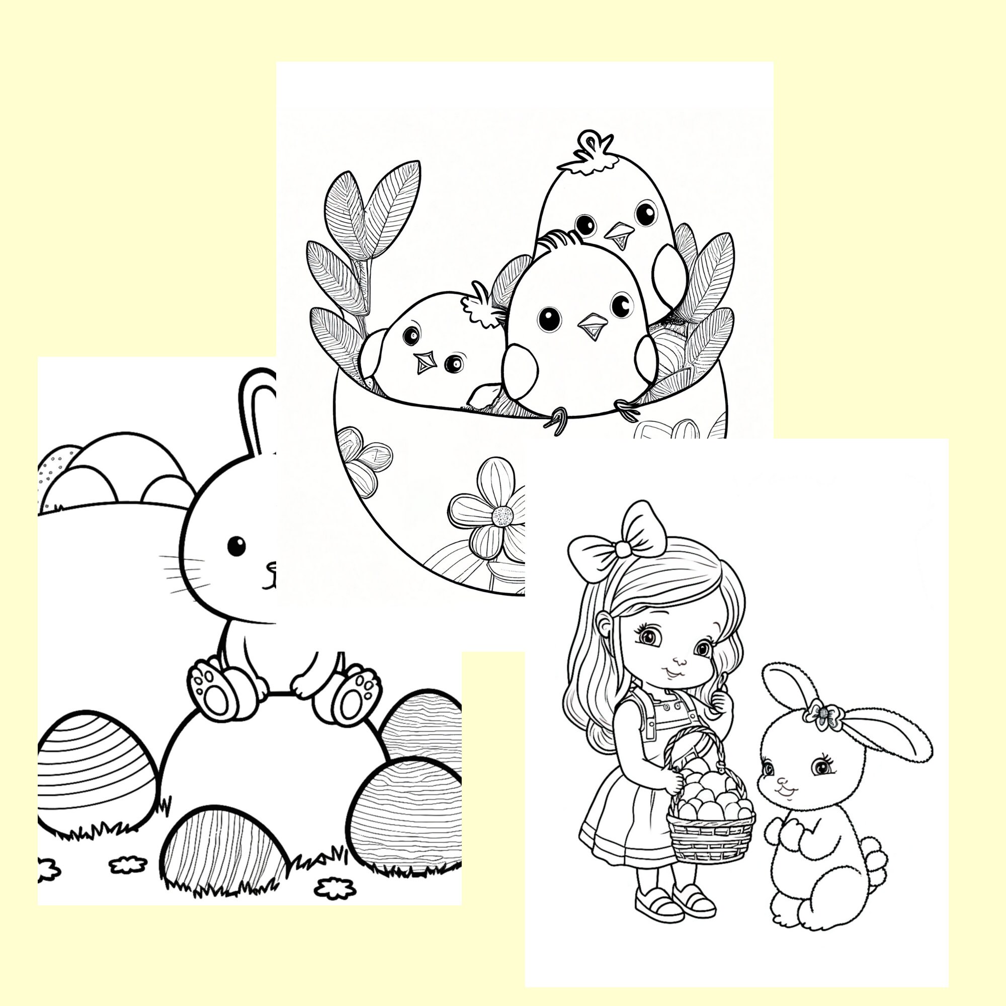 Printable Easter Coloring Pages | Easter Activity for Kids | Easter ...