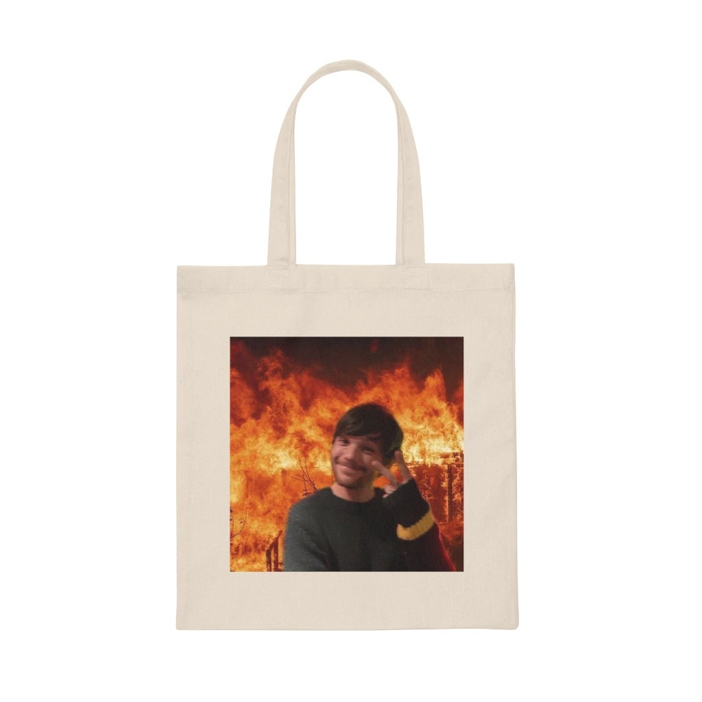 Louis Tomlinson Cursed Canvas Tote Bag Etsy