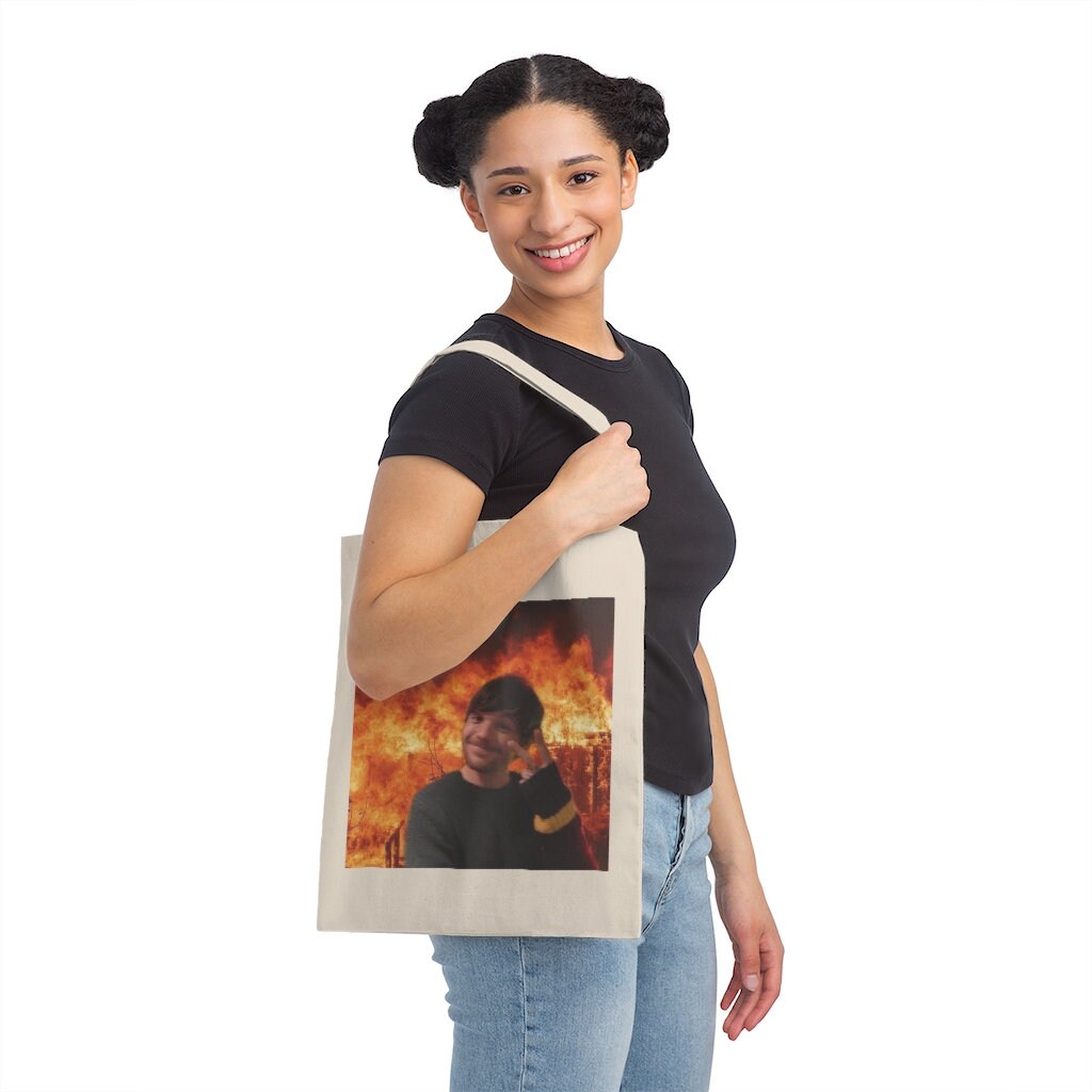Louis Tomlinson Cursed Canvas Tote Bag Etsy