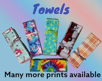 Reusable Flannel Cloths – Set of 12 Eco-Friendly, Single-Ply Towels | 9&quot; x 9&quot; (23 x 23 cm) | Zero Waste Kitchen Essentials