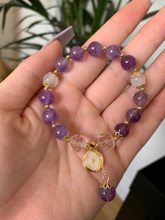Opal and 2024 amethyst bracelet