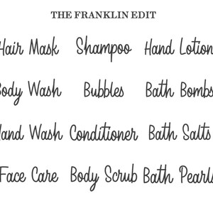 The Home Edit | Bathroom Lables | the Container Store | Labels ...