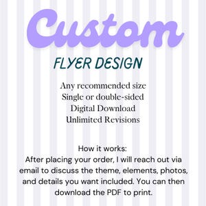 Custom Flyer Design – Digital & Printable Flyers