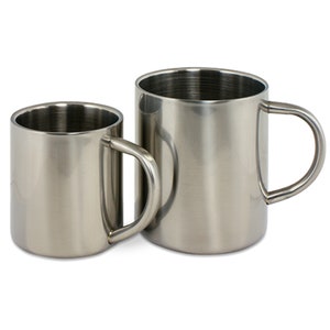 personalized stainless steel cup 200ml/400ml with personal picture, text and much more