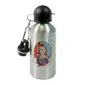 Aluminium drinking bottle in different sizes with your desired picture/photo