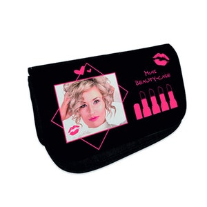 personalisierte Kosmetiktasche PARIS mit ihrem Wunschbild/Foto bedruckt