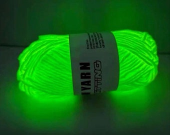 Glow Yark wol neon geel