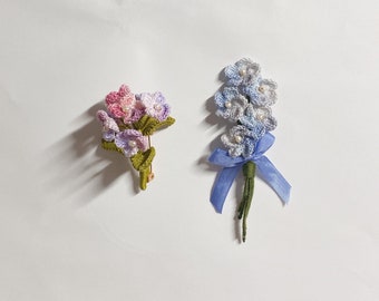 Mother Day's Gift, Handmade Crochet Floral Brooch, Handmade Brooch, Flower Brooch, Wedding Brooch