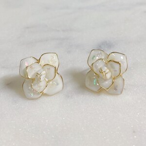 Continental, Jewelry, Stunning Moonglow Baby Blue Glass And Aurora  Borealis Earrings By Continental