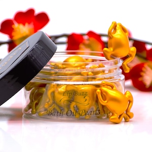 Golden Frog Oil Beads | Essential Bath Oil Pearls