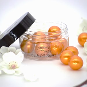 Golden Oil Beads | Essential Bath Oil Pearls