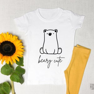 Beary svg, Lustiges Kindersvg, Bär Jungsvg, Baby Animal Onesies, süßes Onesie Svg, Svg für Baby Junge, Todder Junge Svg, Kleinkind Tshirt svg