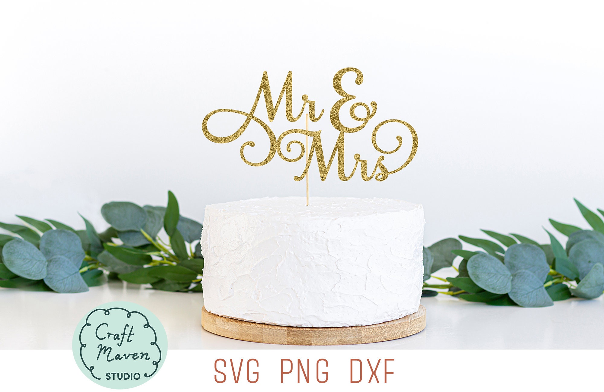 Mr and Mrs Cake Topper Svg Wedding Cake Topper Svg Bride and - Etsy UK