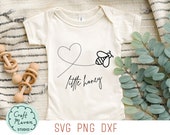 Little honey svg, baby bodysuit svg, honeybee svg, onesies for girls svg, newborn bodysuit svg, cut files for cricut, dxf file, baby girl