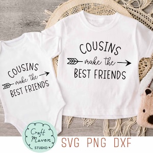 Neven en nichten maken de beste vrienden SVG, neven en nichten SVG, neef SVG, nieuwe baby Svg, neef bijpassende T-shirts Svg, familie Tee Svg, familie Shirt Svg